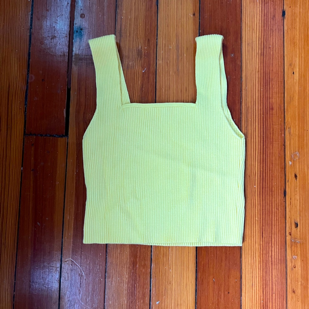 Yellow tank top